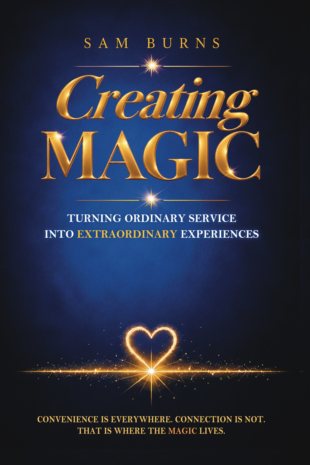 Creating Magic book cover by Sam Burns